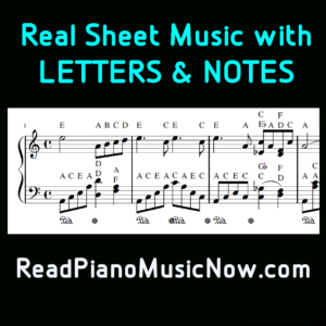 Deck The Halls - Easy Piano | Letters & Notes Together | PDF Sheet ...